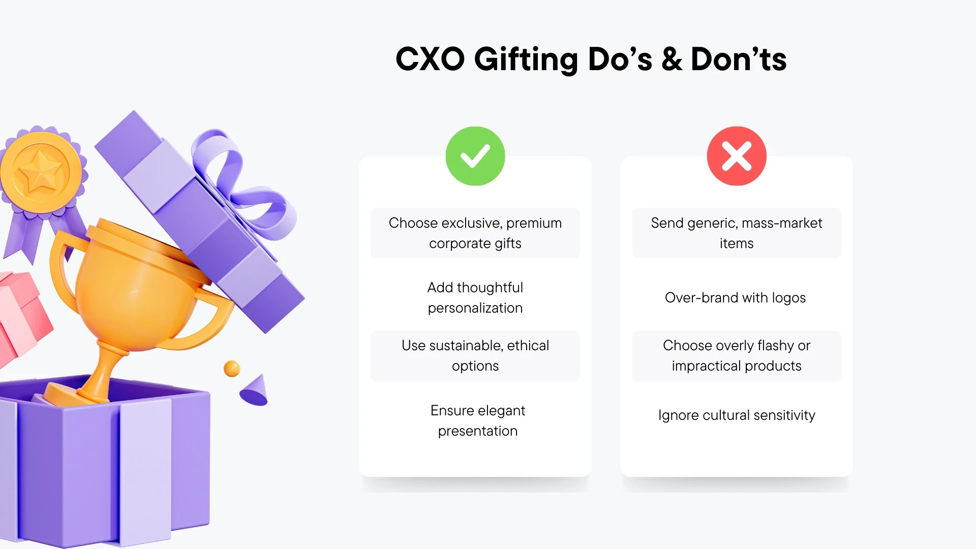 VIP Corporate Gifting Do’s & Don’ts
